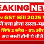 New GST Bill 2025